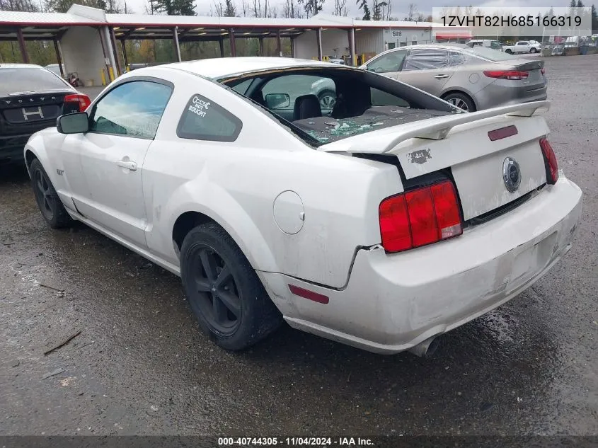 1ZVHT82H685166319 2008 Ford Mustang Gt Deluxe/Gt Premium