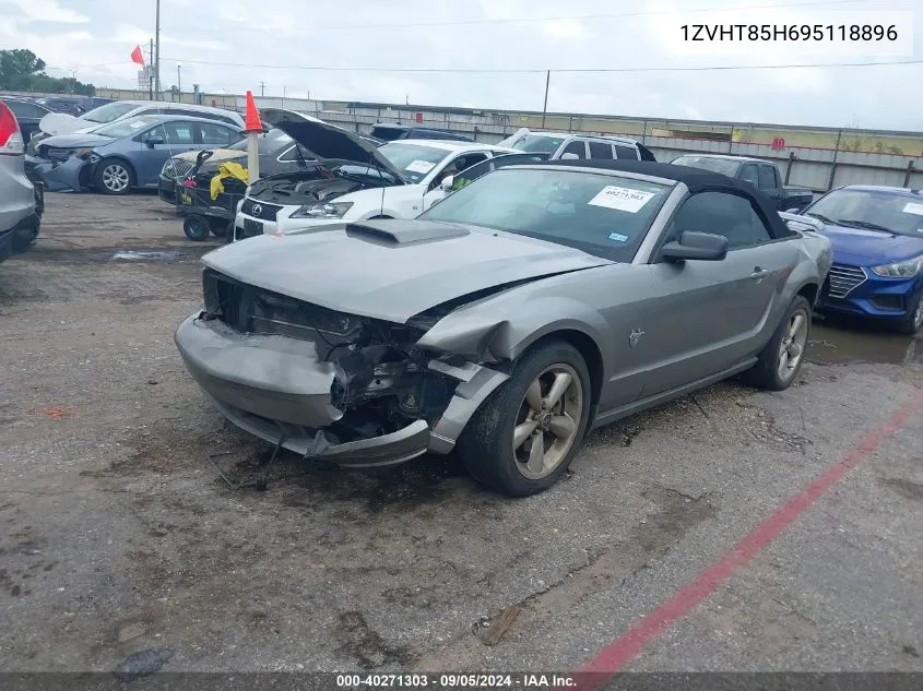 1ZVHT85H695118896 2009 Ford Mustang Gt