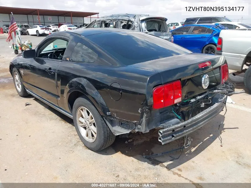 2009 Ford Mustang V6/V6 Premium VIN: 1ZVHT80N395134177 Lot: 40271687