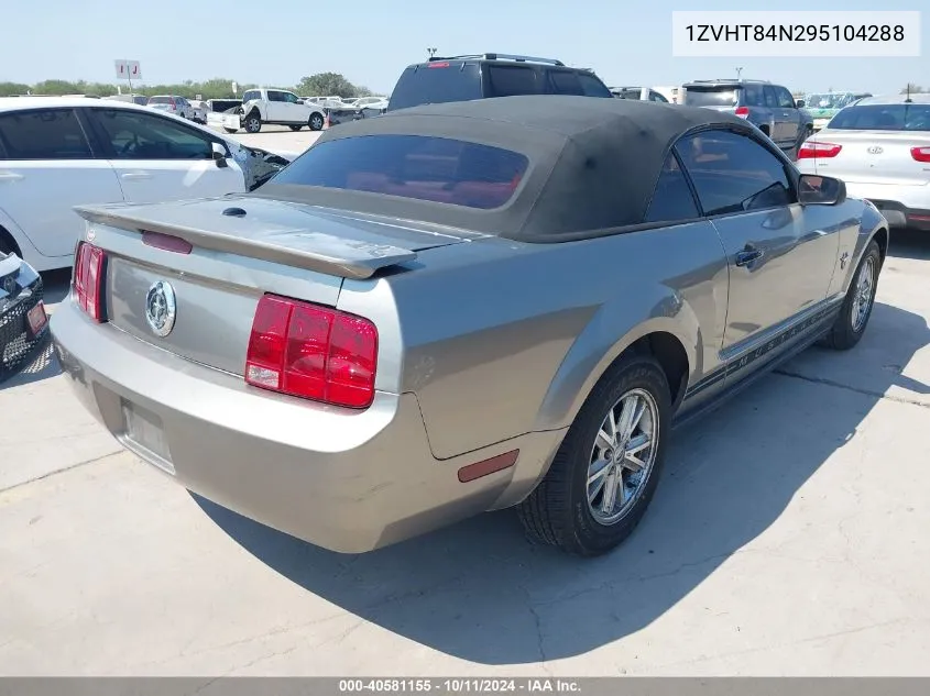 1ZVHT84N295104288 2009 Ford Mustang V6 Premium