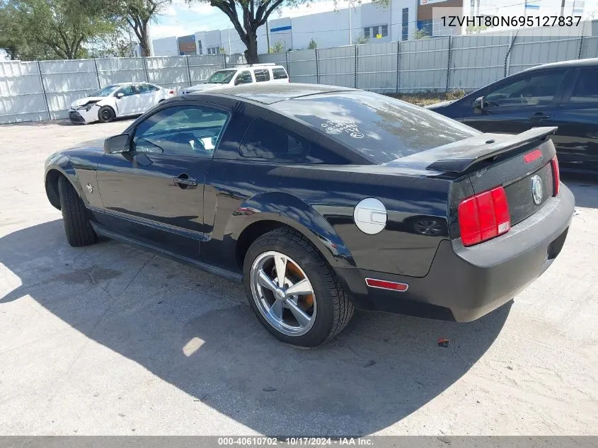 2009 Ford Mustang V6 Premium VIN: 1ZVHT80N695127837 Lot: 40610702