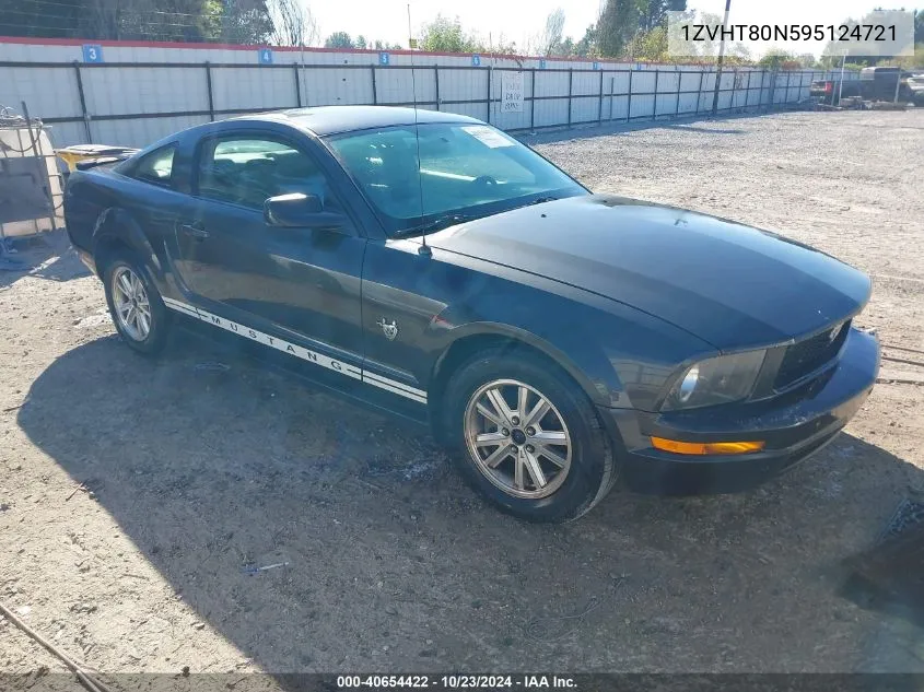 2009 Ford Mustang V6/V6 Premium VIN: 1ZVHT80N595124721 Lot: 40654422