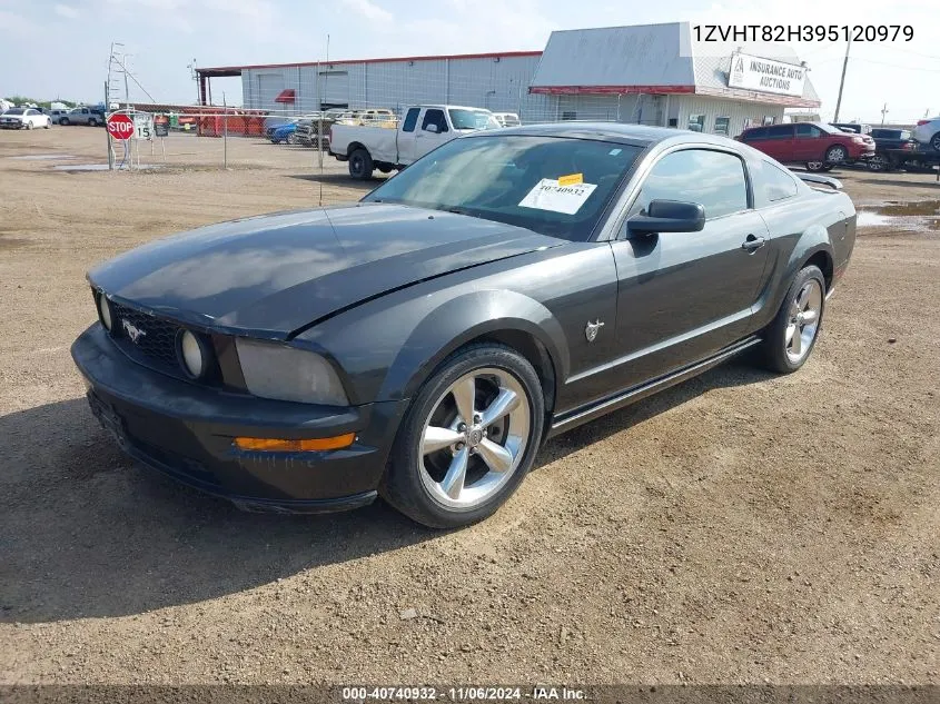 2009 Ford Mustang Gt/Gt Premium VIN: 1ZVHT82H395120979 Lot: 40740932