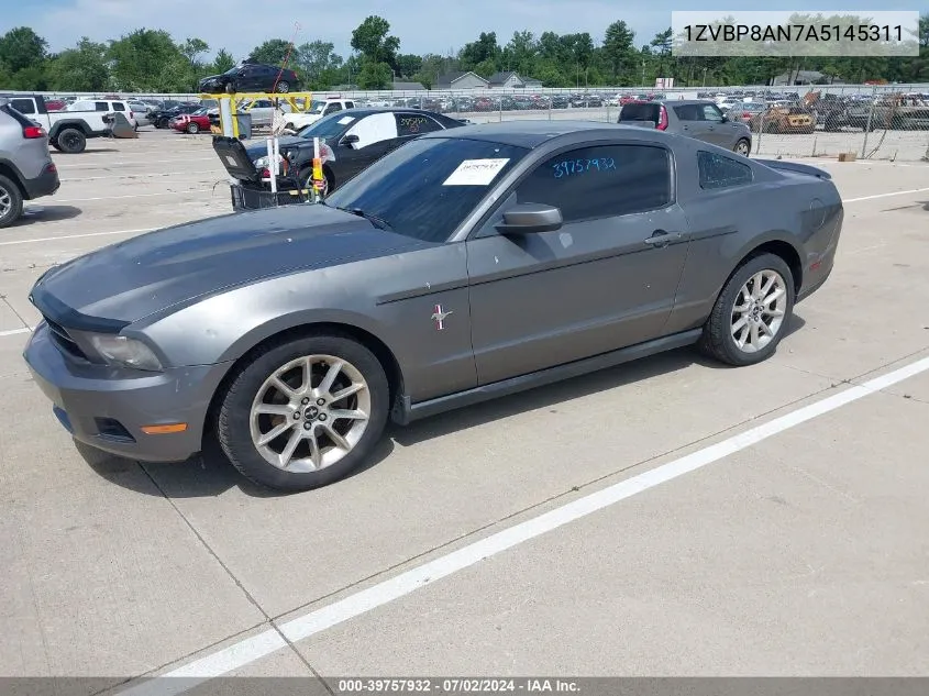 2010 Ford Mustang V6/V6 Premium VIN: 1ZVBP8AN7A5145311 Lot: 39757932