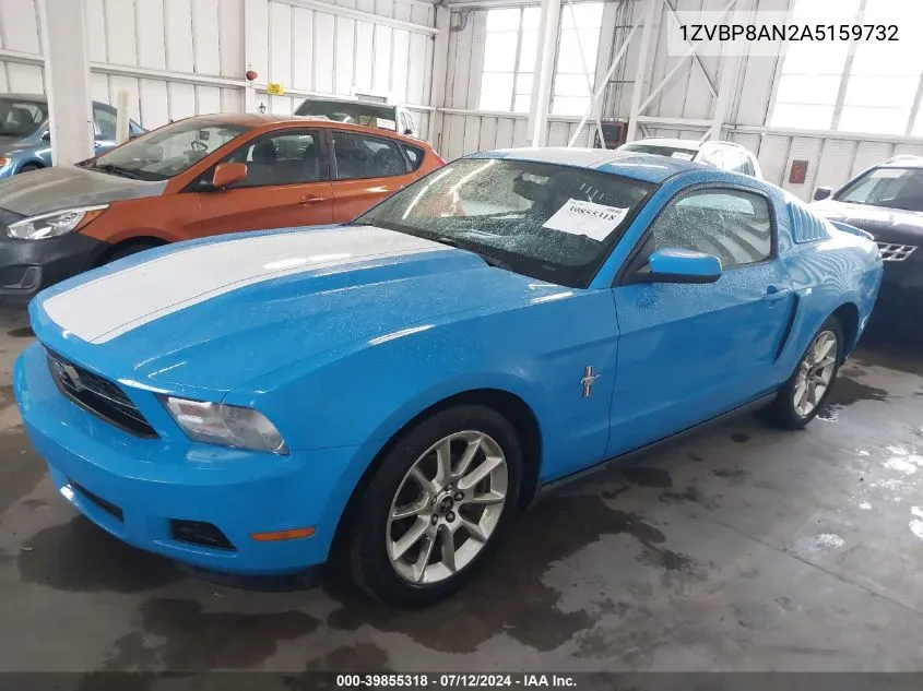 2010 Ford Mustang V6/V6 Premium VIN: 1ZVBP8AN2A5159732 Lot: 39855318