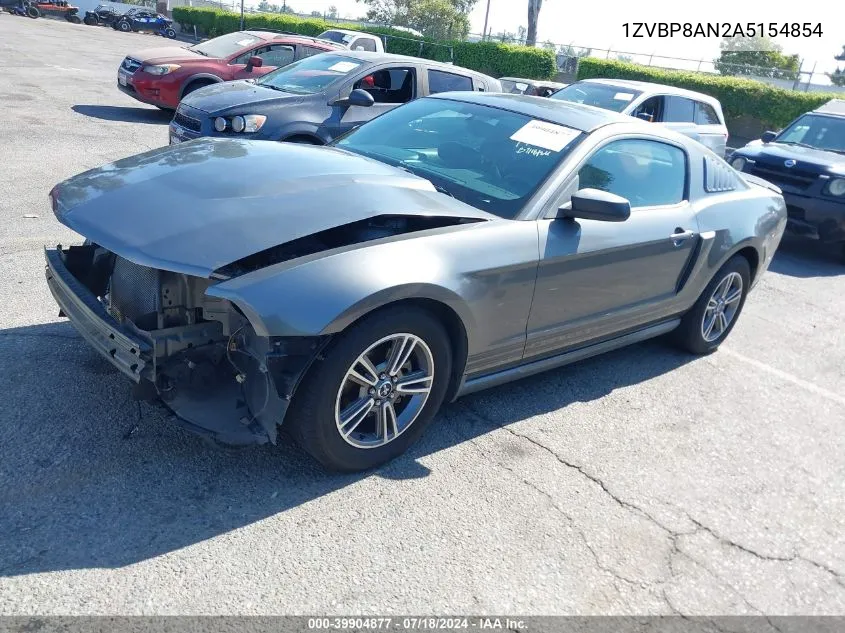 2010 Ford Mustang V6/V6 Premium VIN: 1ZVBP8AN2A5154854 Lot: 39904877