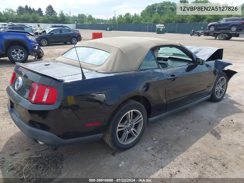 2010 Ford Mustang V6/V6 Premium VIN: 1ZVBP8EN2A5127826 Lot: 39910890