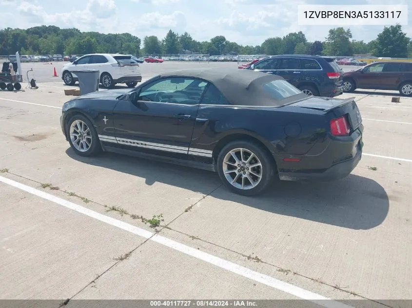 2010 Ford Mustang V6/V6 Premium VIN: 1ZVBP8EN3A5133117 Lot: 40117727