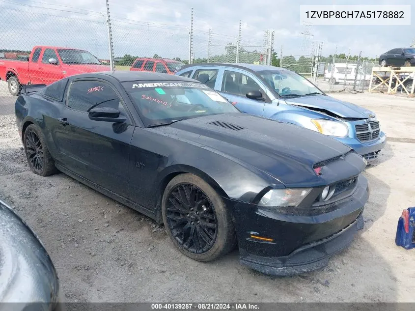 1ZVBP8CH7A5178882 2010 Ford Mustang Gt/Gt Premium