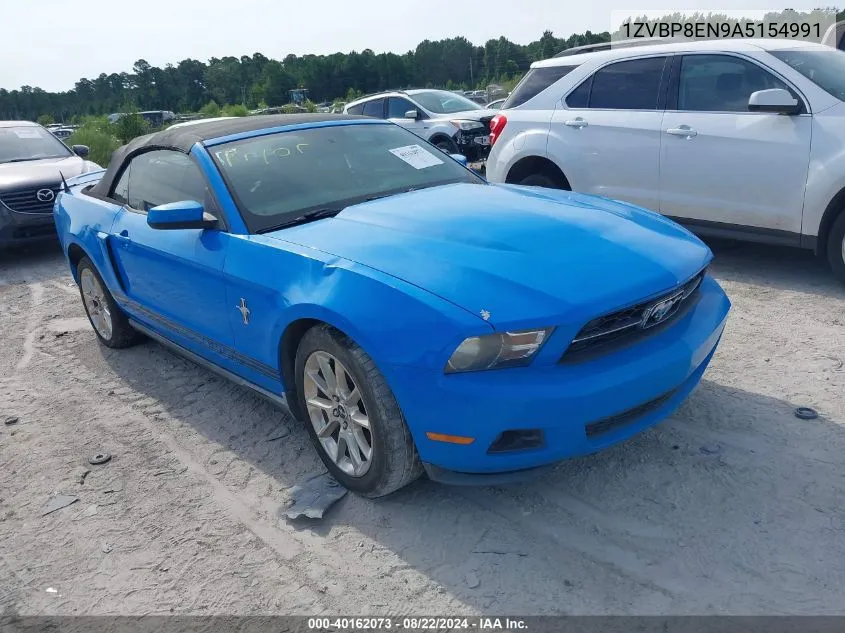 2010 Ford Mustang V6/V6 Premium VIN: 1ZVBP8EN9A5154991 Lot: 40162073