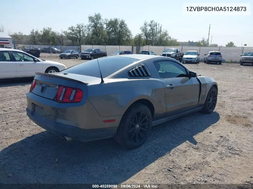 2010 Ford Mustang Gt/Gt Premium VIN: 1ZVBP8CH0A5124873 Lot: 40259098