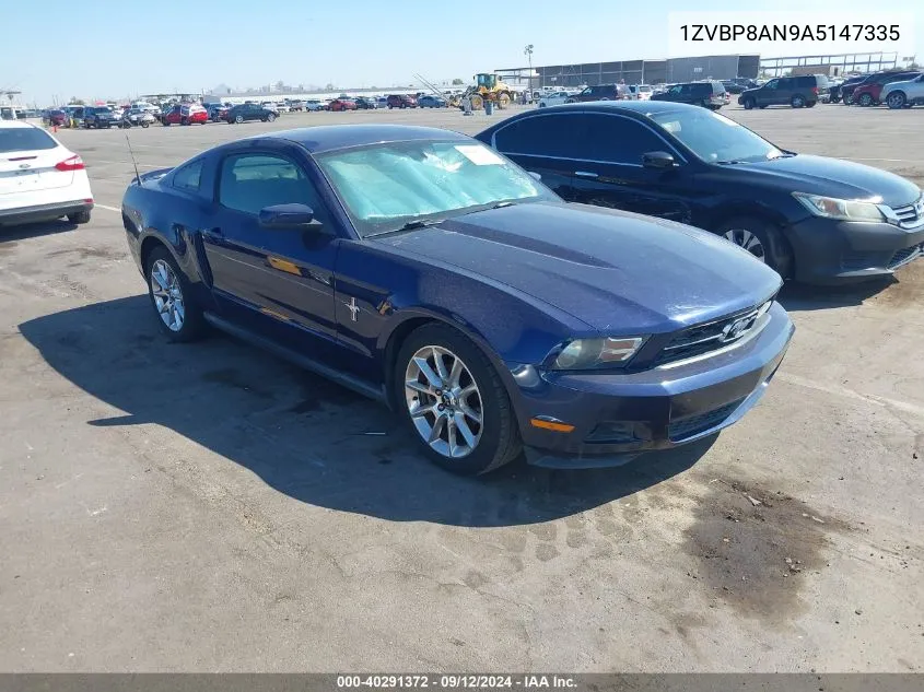 2010 Ford Mustang V6/V6 Premium VIN: 1ZVBP8AN9A5147335 Lot: 40291372