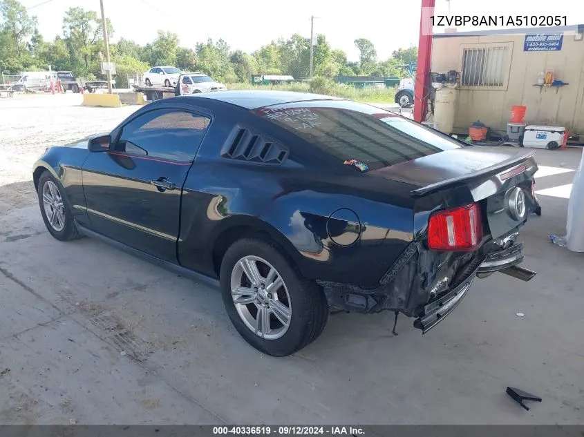 1ZVBP8AN1A5102051 2010 Ford Mustang V6/V6 Premium