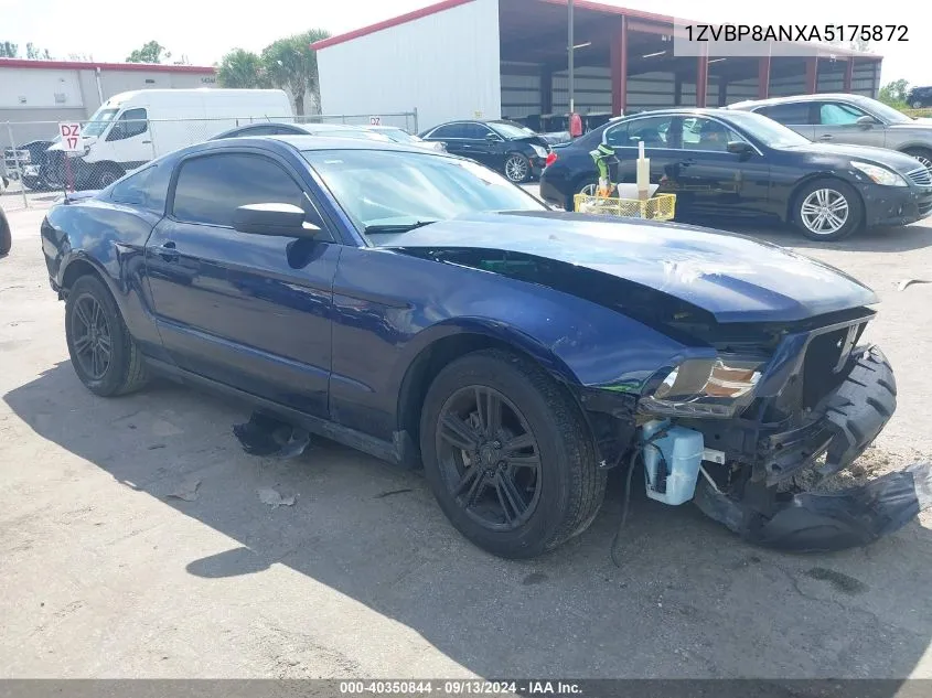 1ZVBP8ANXA5175872 2010 Ford Mustang V6/V6 Premium