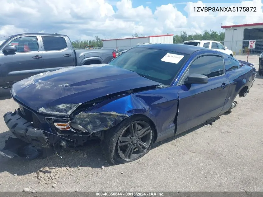 1ZVBP8ANXA5175872 2010 Ford Mustang V6/V6 Premium