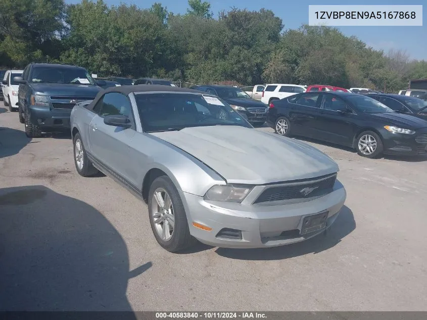 2010 Ford Mustang V6/V6 Premium VIN: 1ZVBP8EN9A5167868 Lot: 40583840