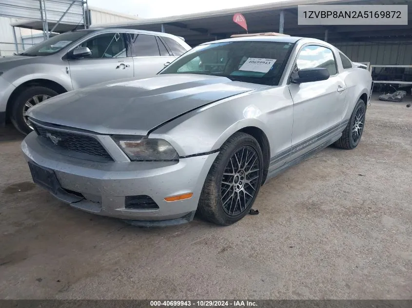 1ZVBP8AN2A5169872 2010 Ford Mustang V6/V6 Premium