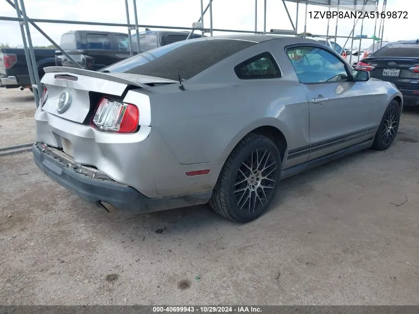 1ZVBP8AN2A5169872 2010 Ford Mustang V6/V6 Premium