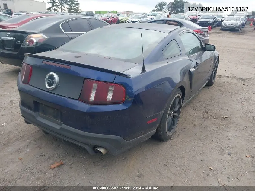 2010 Ford Mustang Gt/Gt Premium VIN: 1ZVBP8CH6A5105132 Lot: 40866507