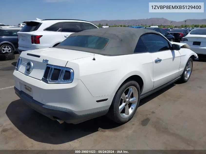 1ZVBP8EMXB5129400 2011 Ford Mustang V6