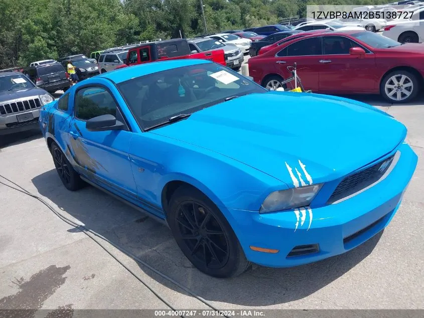 1ZVBP8AM2B5138727 2011 Ford Mustang V6