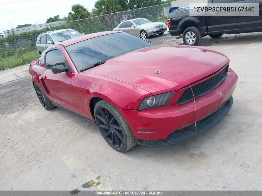 1ZVBP8CF9B5167446 2011 Ford Mustang Gt Premium