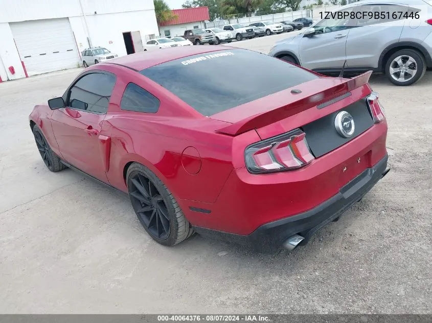 1ZVBP8CF9B5167446 2011 Ford Mustang Gt Premium