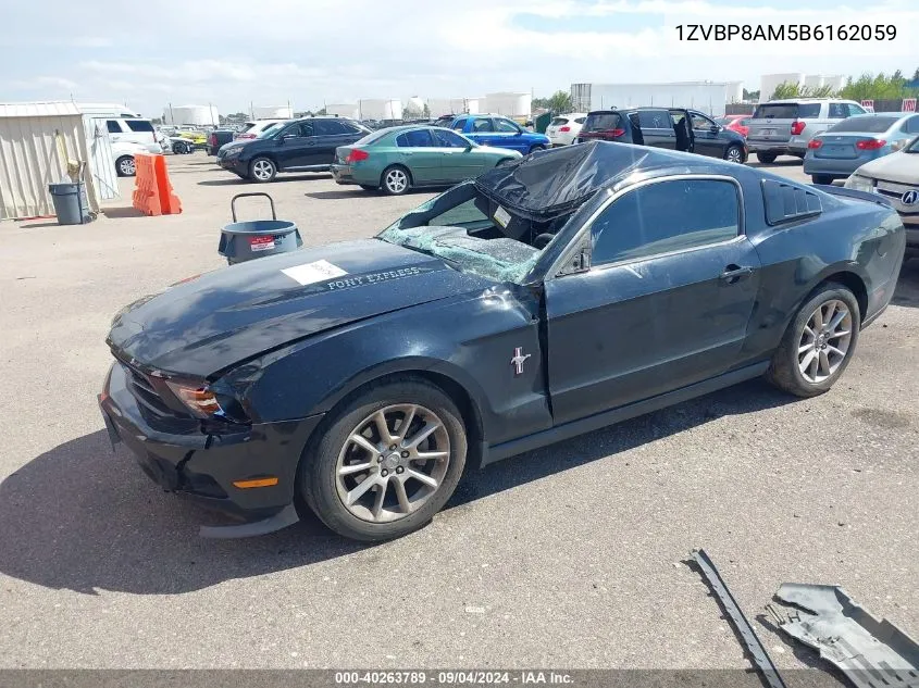 2011 Ford Mustang V6/V6 Premium VIN: 1ZVBP8AM5B6162059 Lot: 40263789