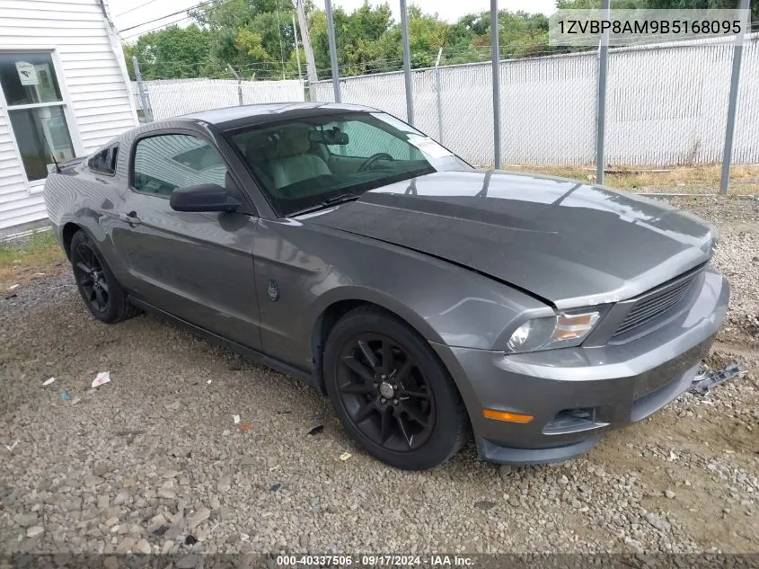 2011 Ford Mustang V6 Premium VIN: 1ZVBP8AM9B5168095 Lot: 40337506