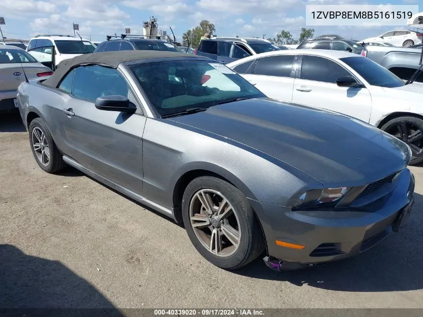 1ZVBP8EM8B5161519 2011 Ford Mustang V6 Premium