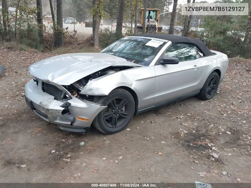 2011 Ford Mustang V6 VIN: 1ZVBP8EM7B5129127 Lot: 40807408