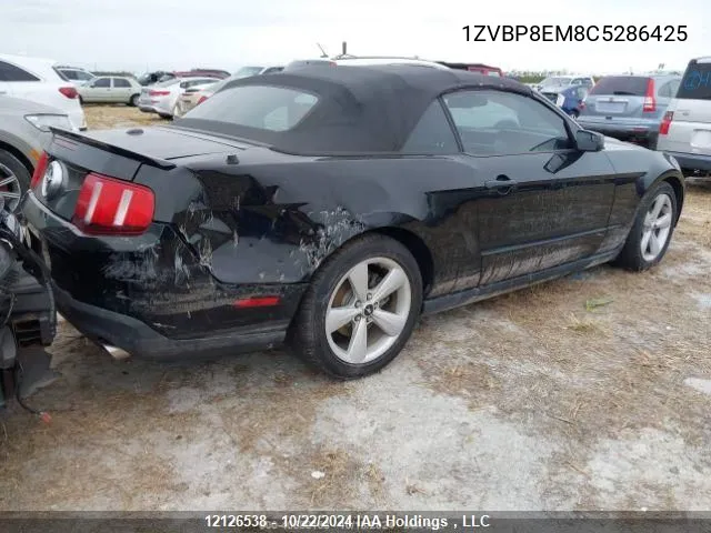 2012 Ford Mustang VIN: 1ZVBP8EM8C5286425 Lot: 12126538