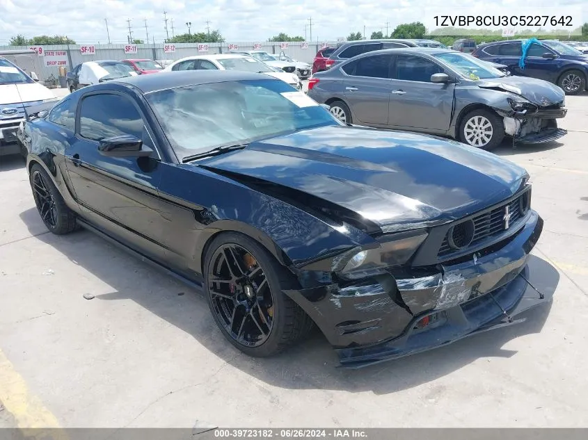 1ZVBP8CU3C5227642 2012 Ford Mustang Boss 302