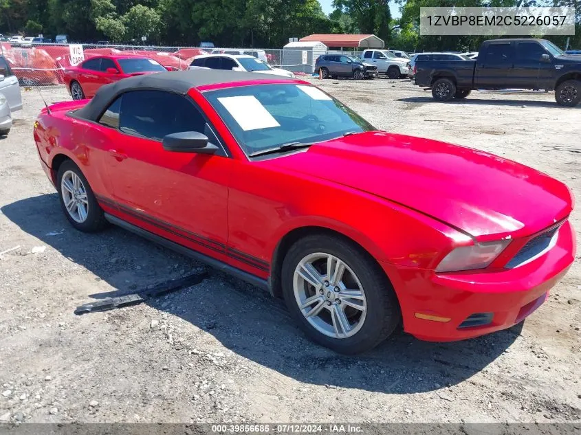 2012 Ford Mustang V6 VIN: 1ZVBP8EM2C5226057 Lot: 39856685