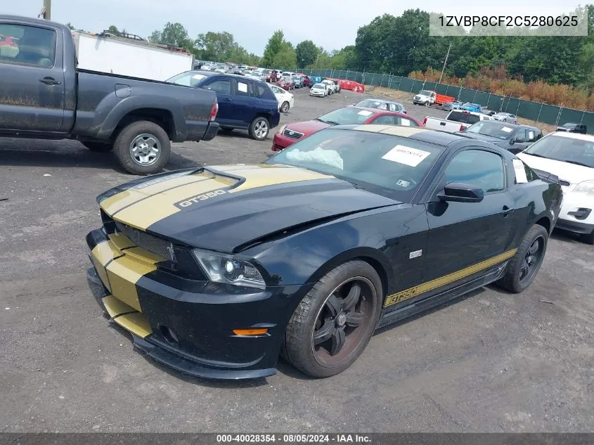 1ZVBP8CF2C5280625 2012 Ford Mustang Gt Premium