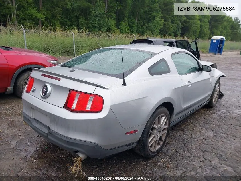 2012 Ford Mustang V6 Premium VIN: 1ZVBP8AM9C5275584 Lot: 40040257