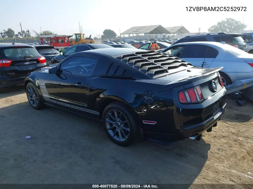 1ZVBP8AM2C5252972 2012 Ford Mustang V6 Premium