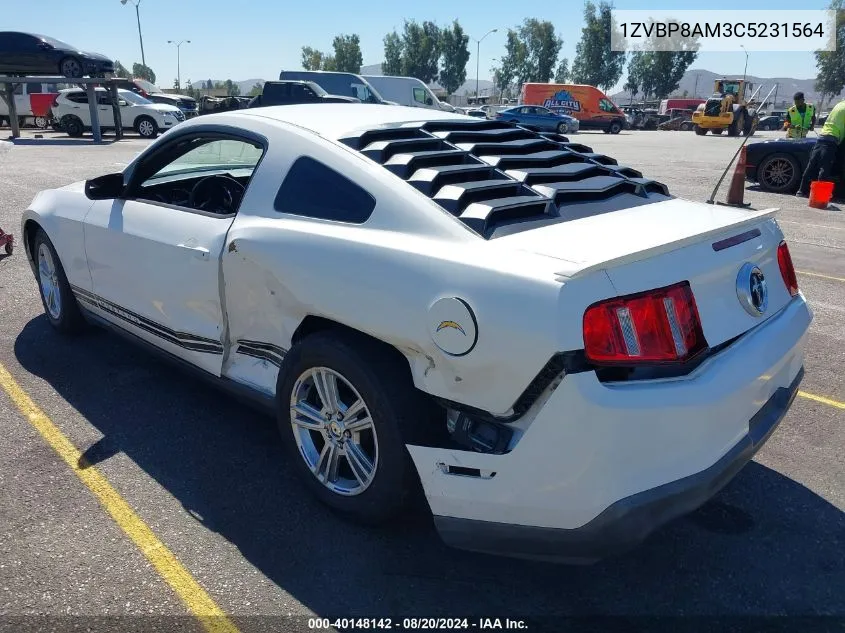 1ZVBP8AM3C5231564 2012 Ford Mustang