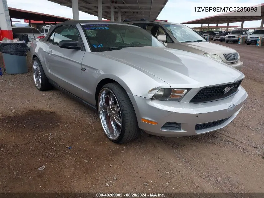 2012 Ford Mustang V6 VIN: 1ZVBP8EM7C5235093 Lot: 40209902