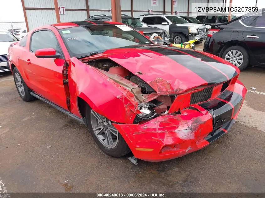 2012 Ford Mustang V6 Premium VIN: 1ZVBP8AM1C5207859 Lot: 40240618