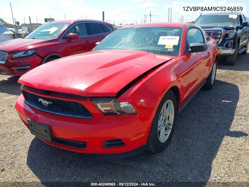 2012 Ford Mustang VIN: 1ZVBP8AM9C5246859 Lot: 40248865