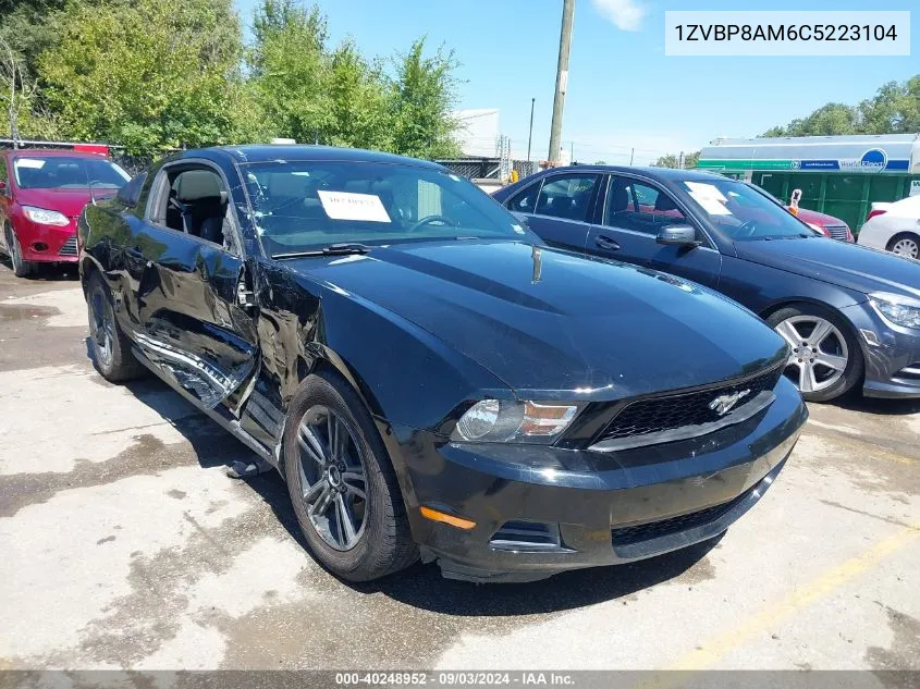 1ZVBP8AM6C5223104 2012 Ford Mustang V6