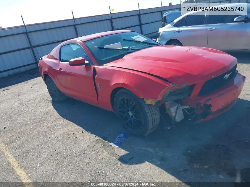 2012 Ford Mustang VIN: 1ZVBP8AM6C5235740 Lot: 40300024