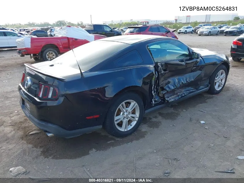 1ZVBP8AM0C5264831 2012 Ford Mustang