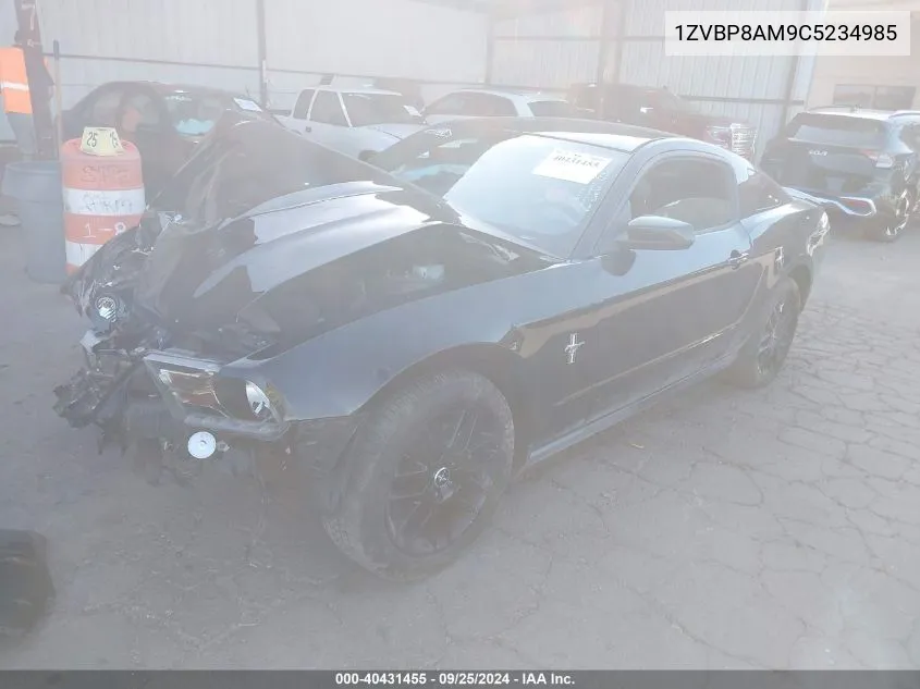 2012 Ford Mustang V6 Premium VIN: 1ZVBP8AM9C5234985 Lot: 40431455