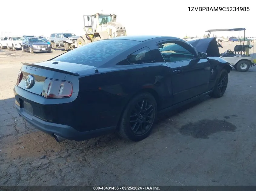 2012 Ford Mustang V6 Premium VIN: 1ZVBP8AM9C5234985 Lot: 40431455