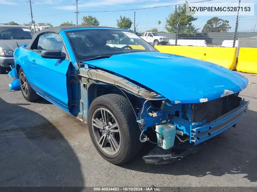 1ZVBP8EM6C5287153 2012 Ford Mustang V6 Premium