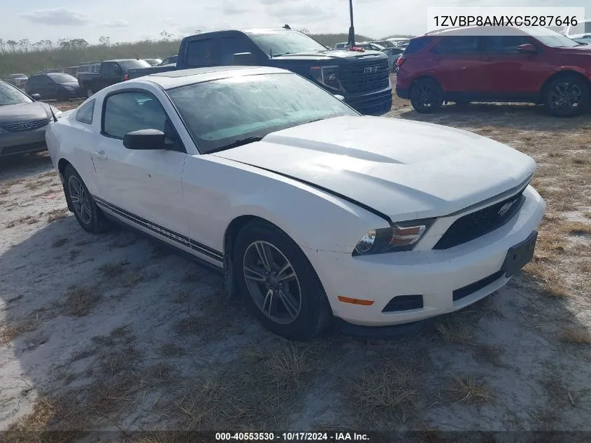 1ZVBP8AMXC5287646 2012 Ford Mustang