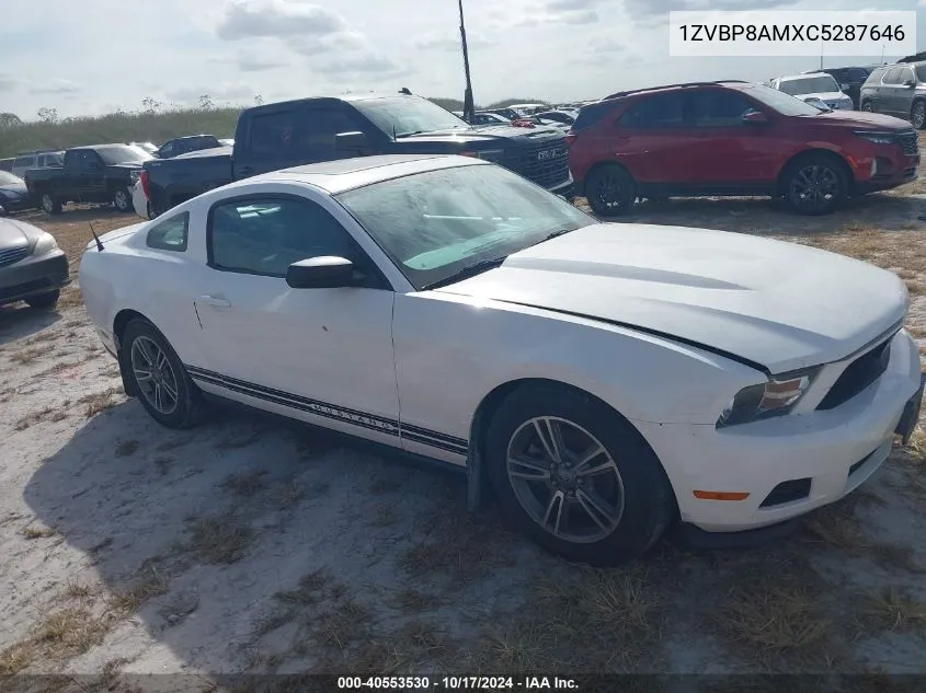 1ZVBP8AMXC5287646 2012 Ford Mustang