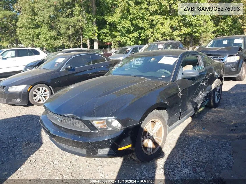 2012 Ford Mustang V6 VIN: 1ZVBP8AM9C5276993 Lot: 40567832